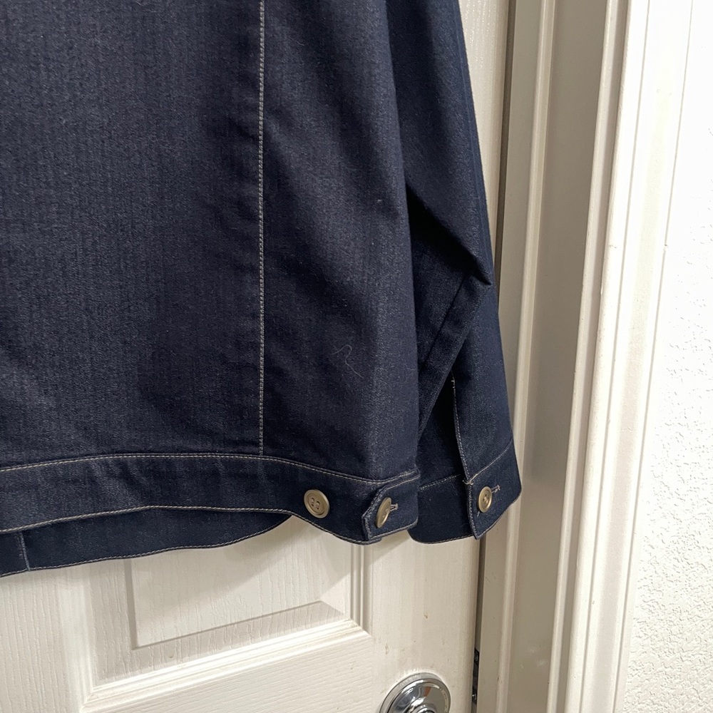 Doncaster Dark Blue Denim Trucker Jacket Women’s Plus Size 18 - Picture 6 of 6
